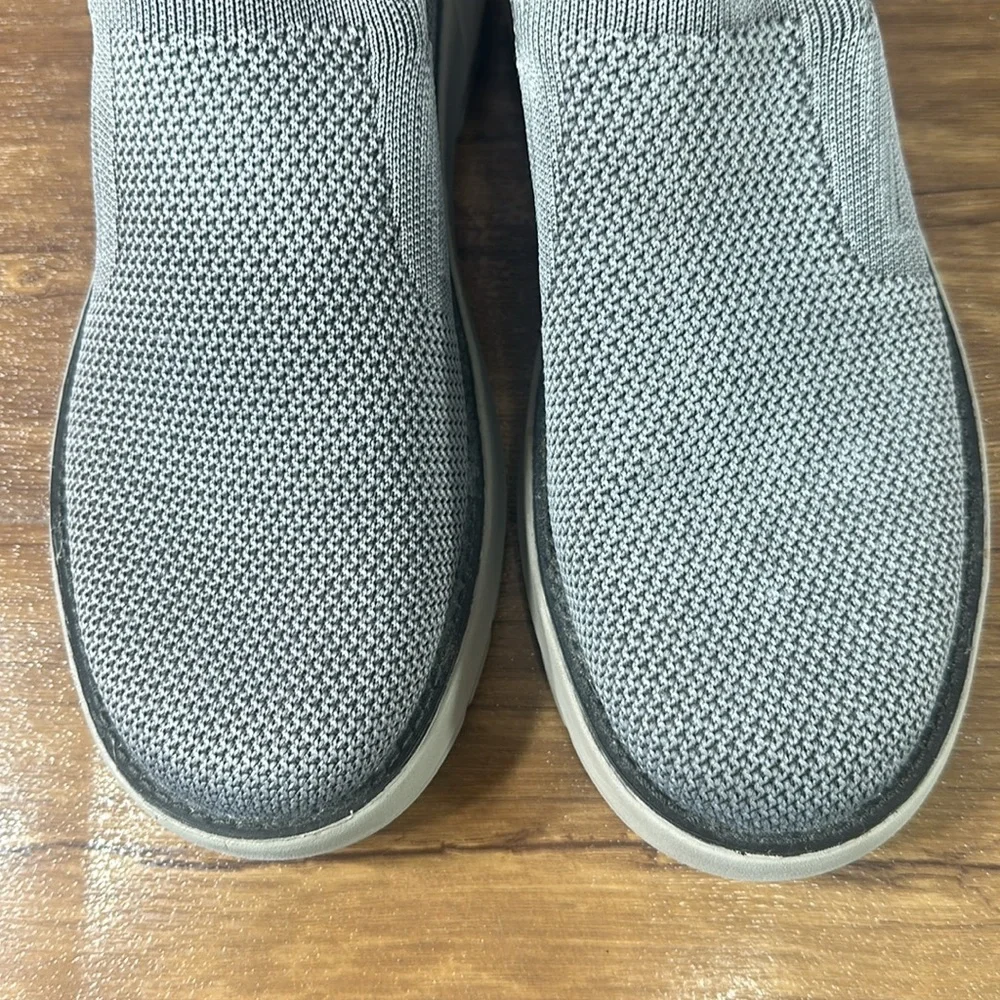 Skechers Men's Doveno Oswyn Fly Vegan Slip-Ons Charcoal Gray  Size 7